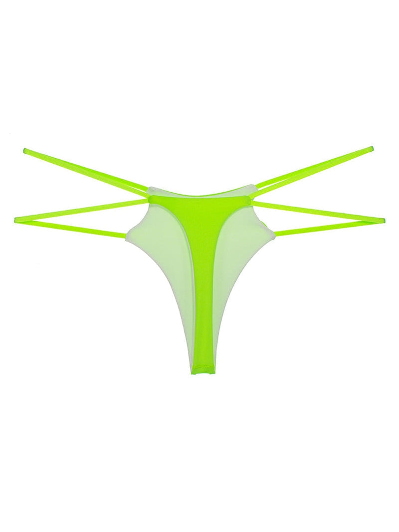 Unique Double Girdle Leopard Sports Panties