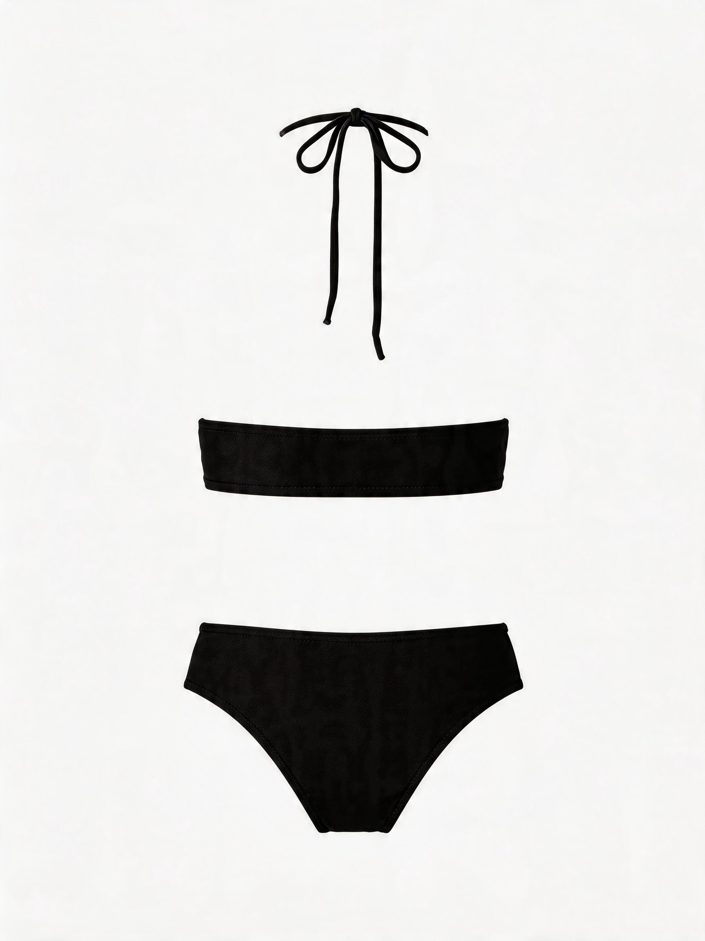Roman-knot Hollow Out Halter One Piece