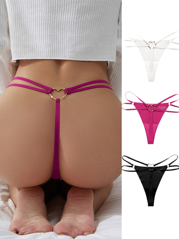ZASUWA Damen-Höschen mit herzförmigem Rücken und ausgehöhltem T-Rücken