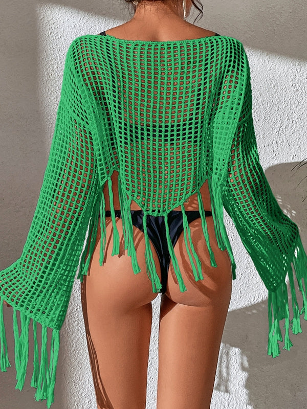Sexy Fishnet Swimwear Cover-up