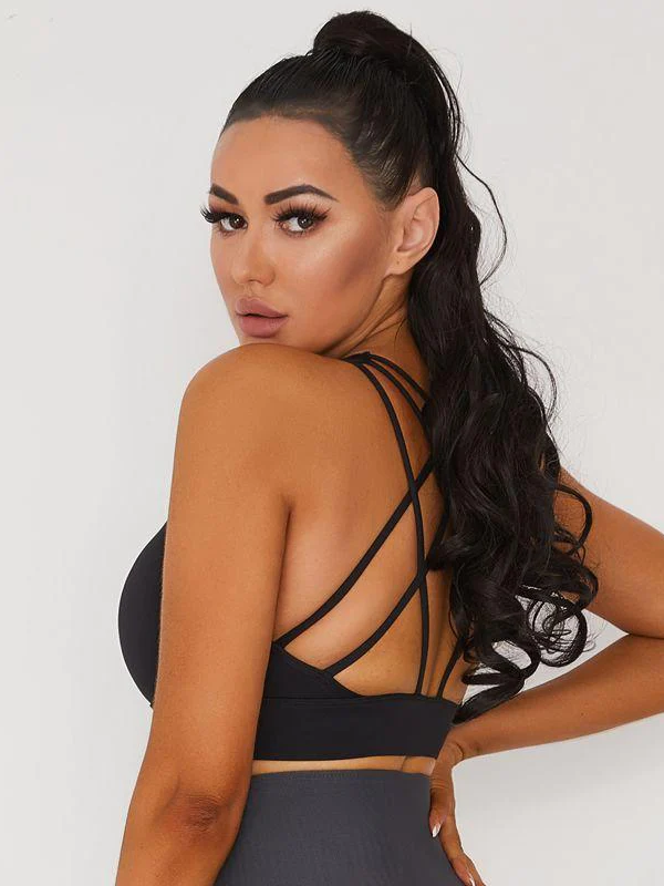 Hollow Mesh Shock-proof Gathered Corset Short Tracksuit