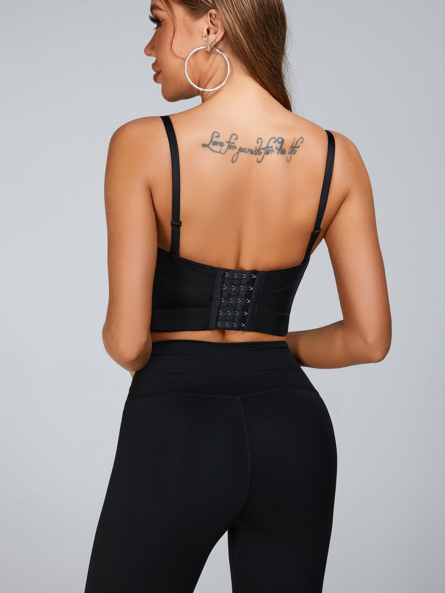 “Stitching Sexy” Cutout Mesh Beading Tassel Corset Tracksuit
