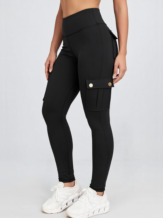 Pocket High-rise Cargo Style Leggings