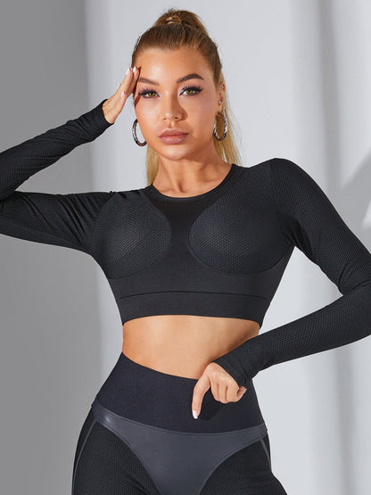 ❤Fly Eye Contrast Color High-rise Hip-lift Leggings