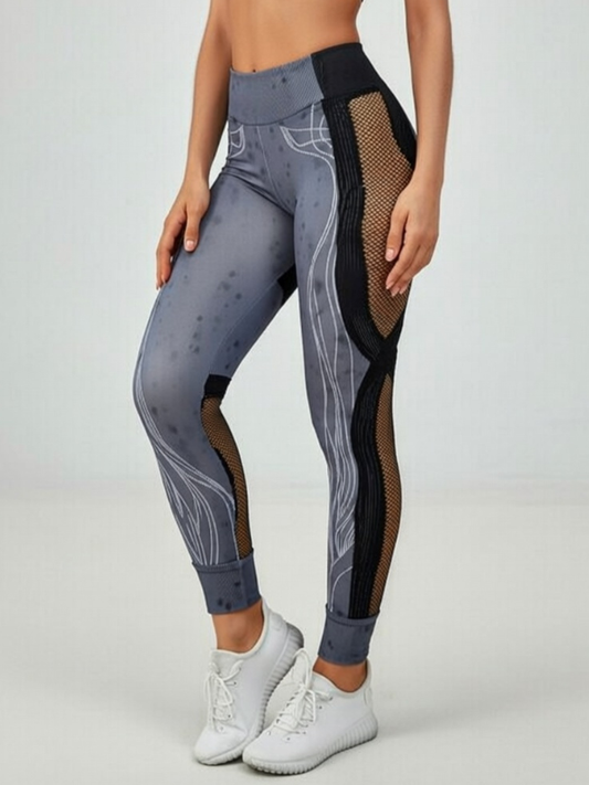 Hot Tie-dye Net Leggings