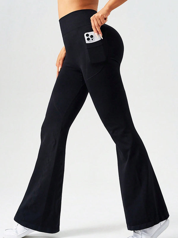 Flare Pocket High-waisted Leggings