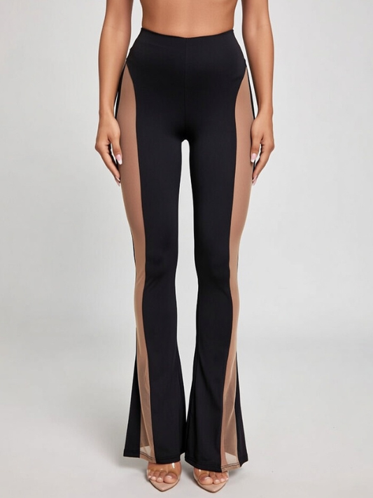 ❤Super Sexy Unique Sheer Mesh Split Leggings
