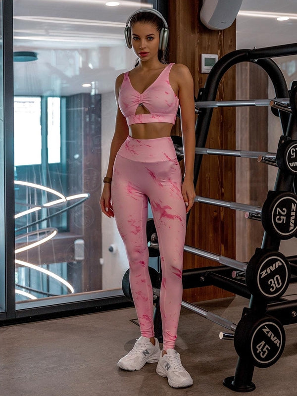 Cutout Cross Unique Print Scrunch Bum Tracksuit X ANECHKAANNN ⭐