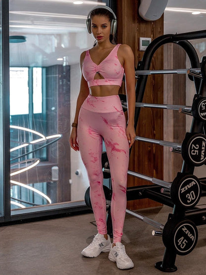 Cutout Cross Unique Print Scrunch Bum Tracksuit X ANECHKAANNN ⭐