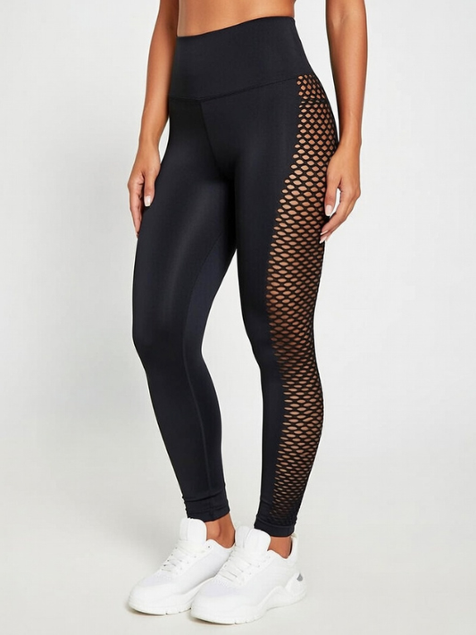 Breathable Side Net Hip-lift Leggings