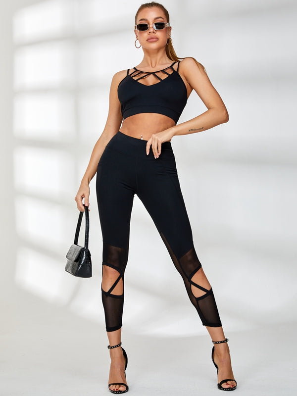 Cutout Backless Sports Bras