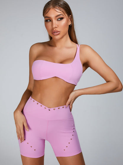 Cutout V Shape Waist Leggings