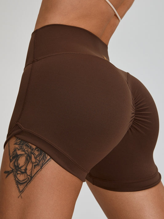 Scrunch Bum High-rise Cross Back Short Tracksuit