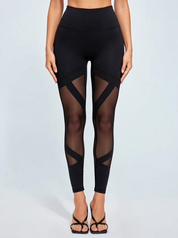 Sexy Sheer Mesh Hip-lift Leggings