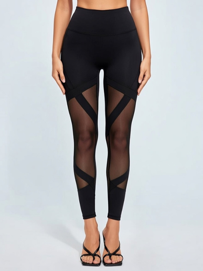 Sexy Sheer Mesh Hip-lift Leggings