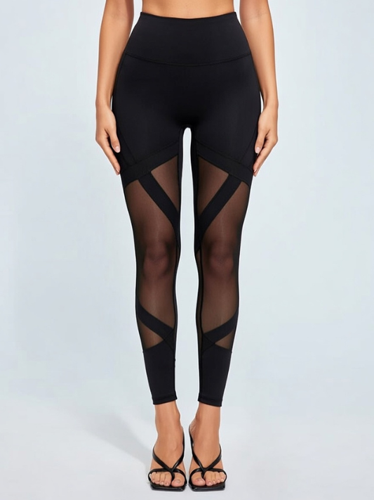 Sexy Sheer Mesh Hip-lift Leggings