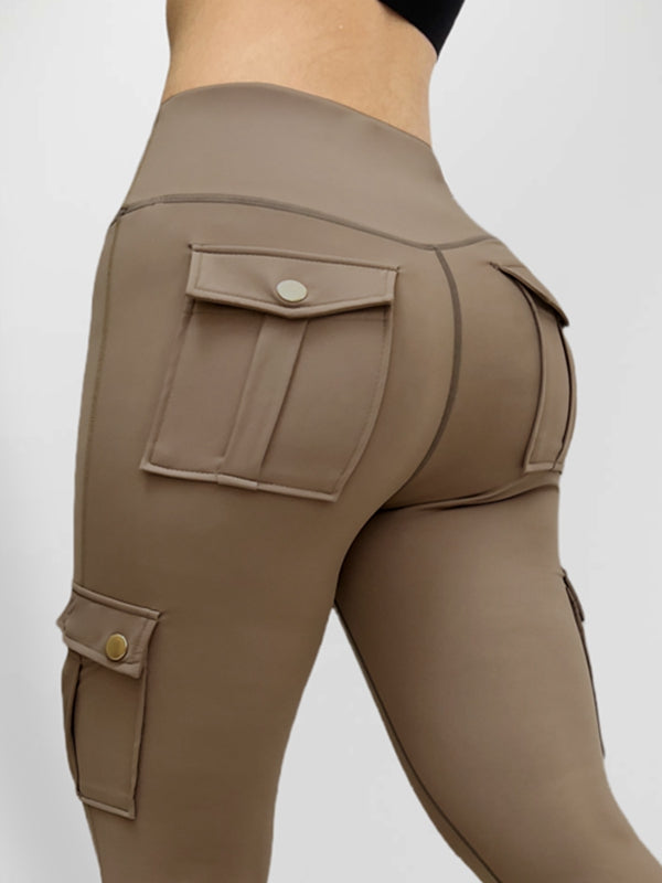 Pocket High-rise Cargo Style Leggings