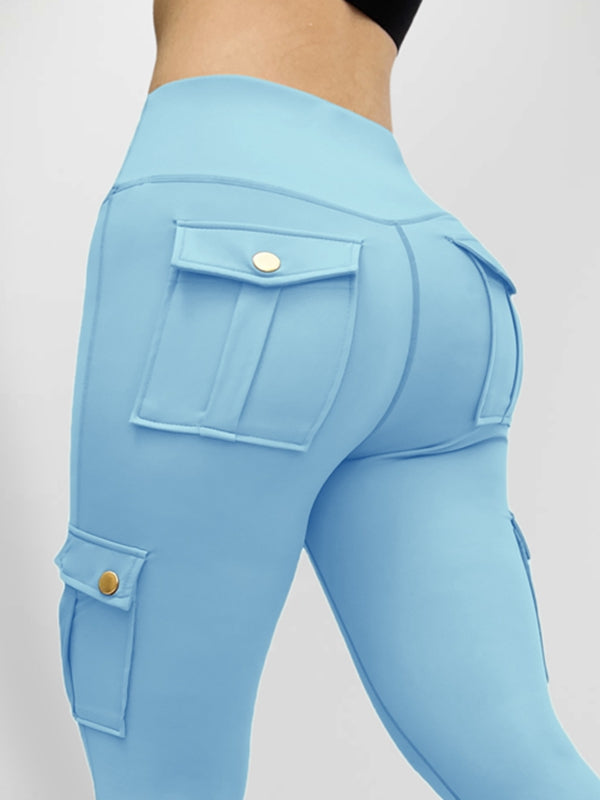 Pocket High-rise Cargo Style Leggings