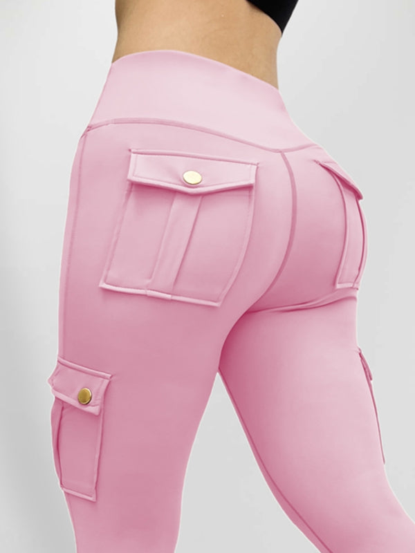 Pocket High-rise Cargo Style Leggings