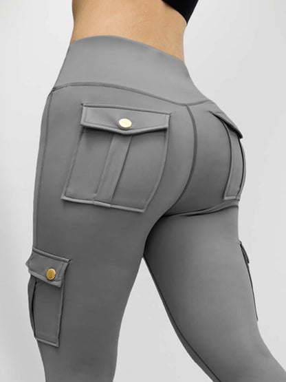 Pocket High-rise Cargo Style Leggings