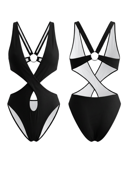 Sexy Cross One Piece
