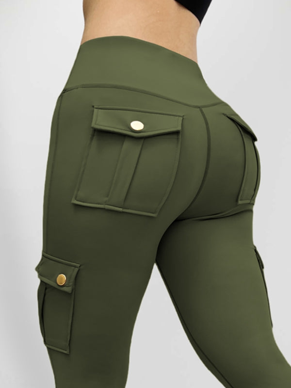 Pocket High-rise Cargo Style Leggings