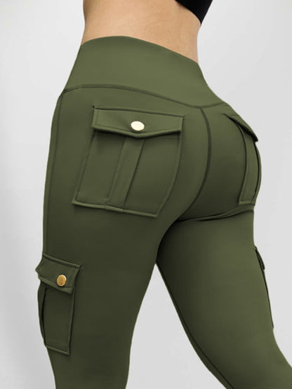 Pocket High-rise Cargo Style Leggings