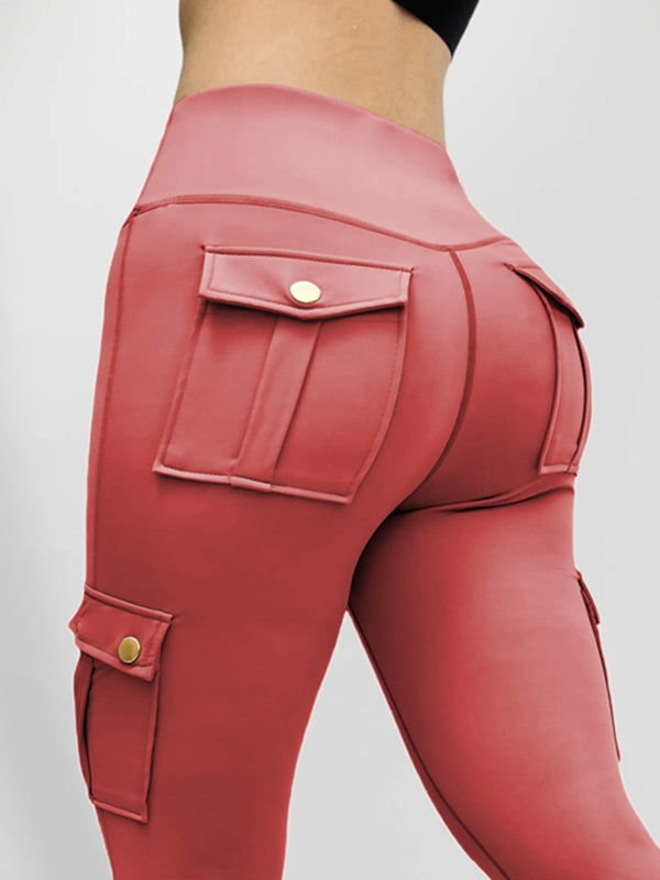 Pocket High-rise Cargo Style Leggings