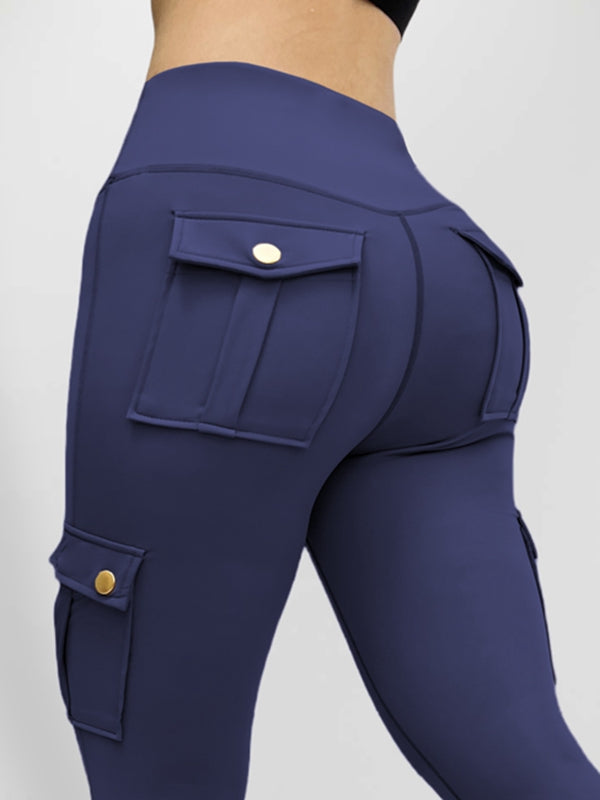 Pocket High-rise Cargo Style Leggings