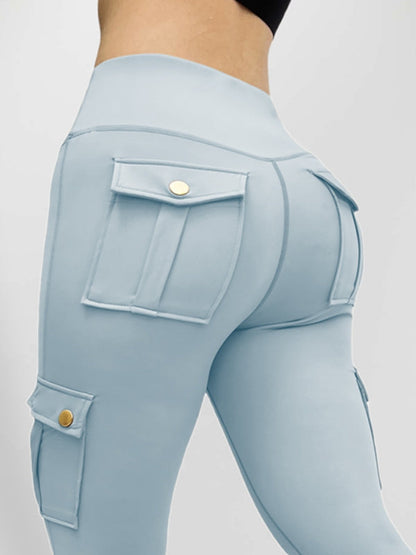 Pocket High-rise Cargo Style Leggings