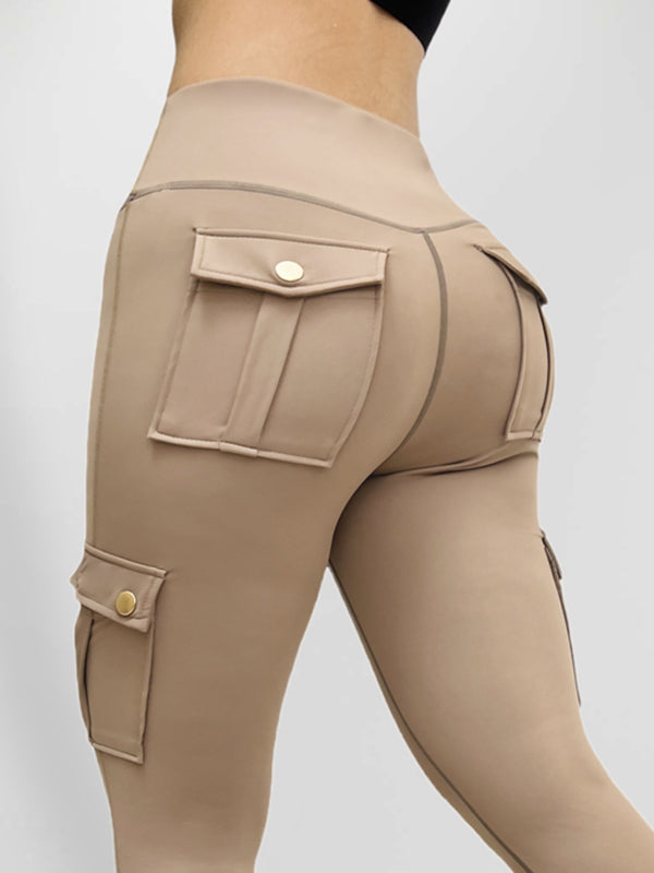 Pocket High-rise Cargo Style Leggings