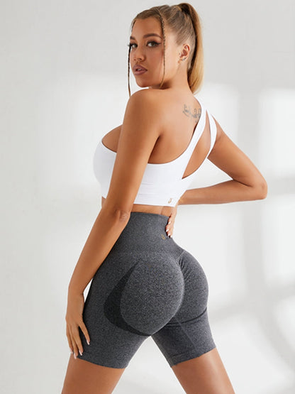 One-shoulder Sports Ankle Bras