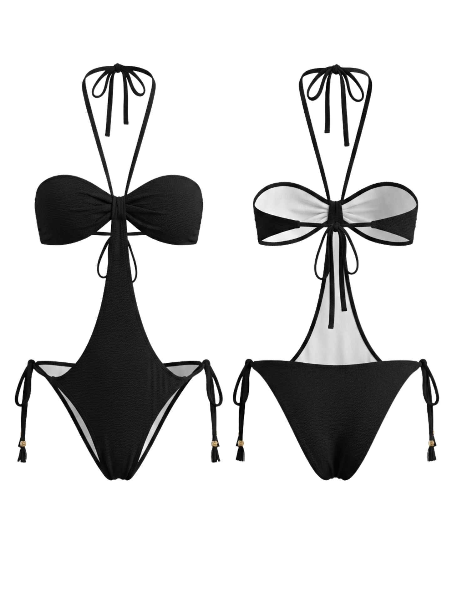 Sexy Cutout Hlater Scrunch Bum One Piece