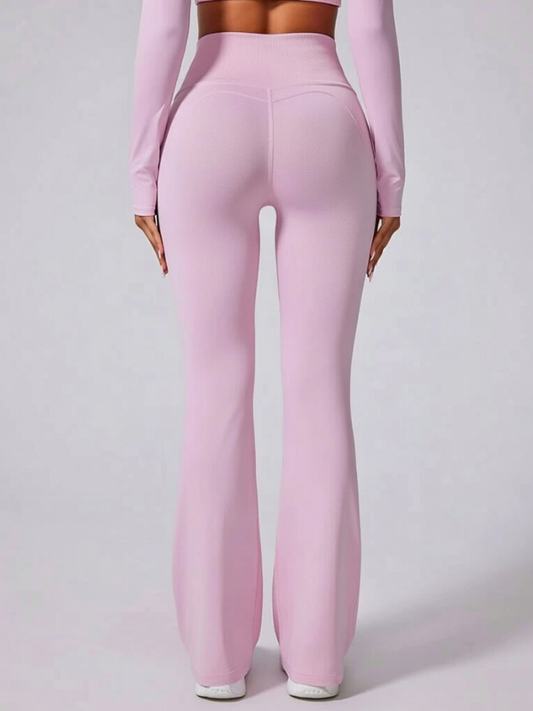 Flare High-rise Hip-lift Yoga Leggings