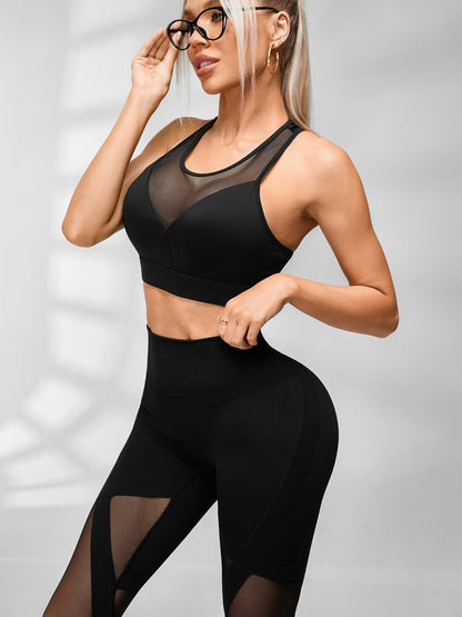 Sexy Sheer Mesh Hip-lift Leggings