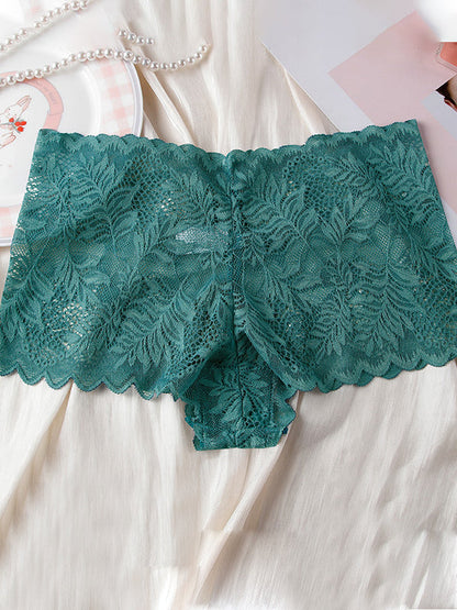 Sexy Solid Color Lace Panties