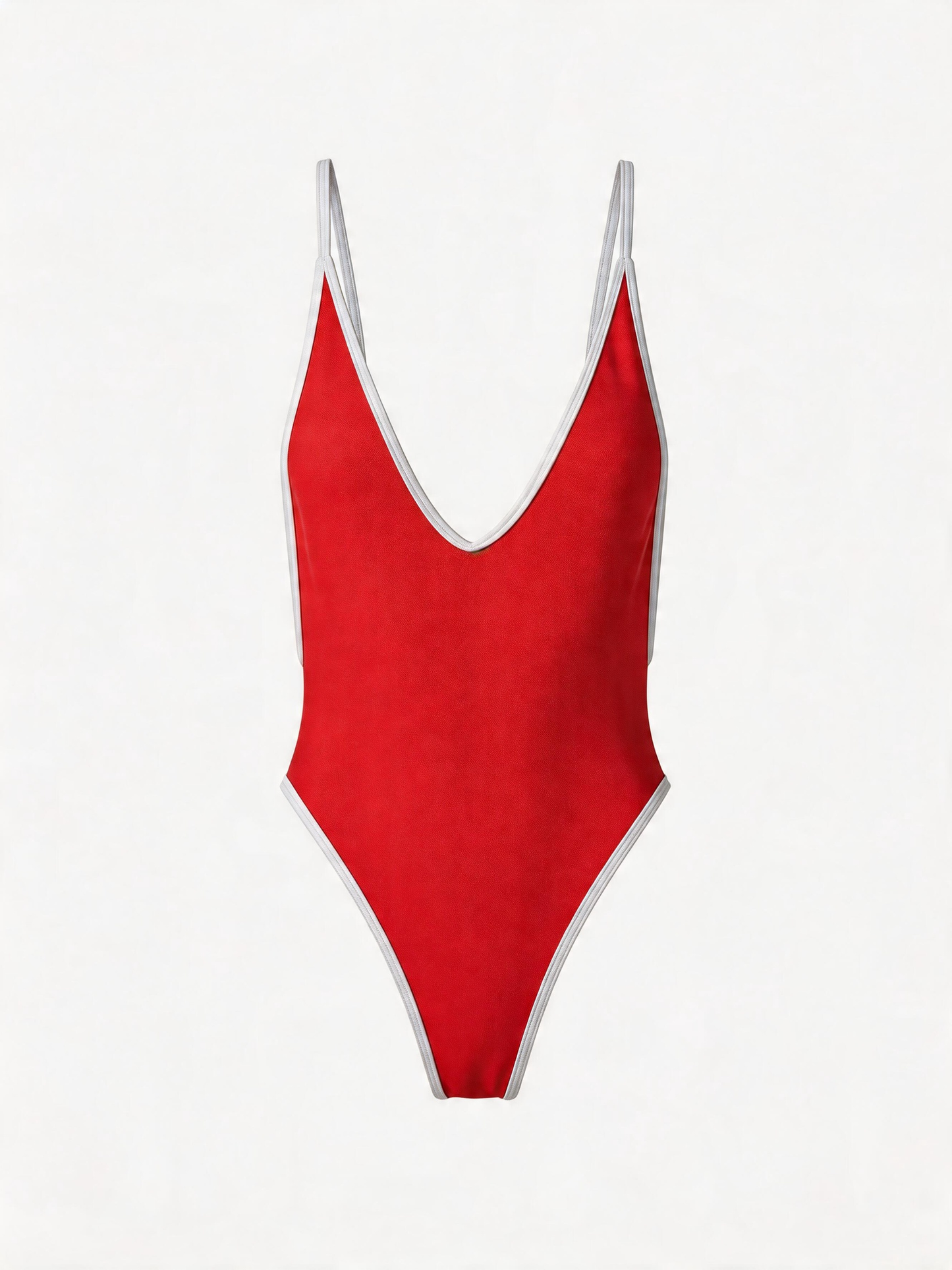 Contrast Color Stripes One Piece