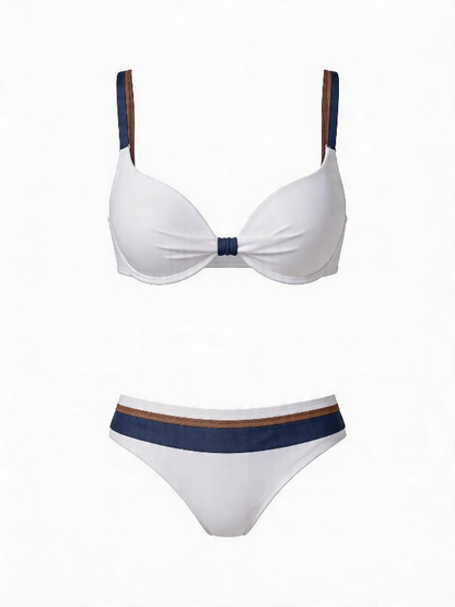 Contrast Trim Underwired Bikini