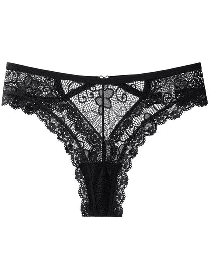 ZASUWA Damen Sexy Spitze Herzform Aushöhlen T-Back Höschen