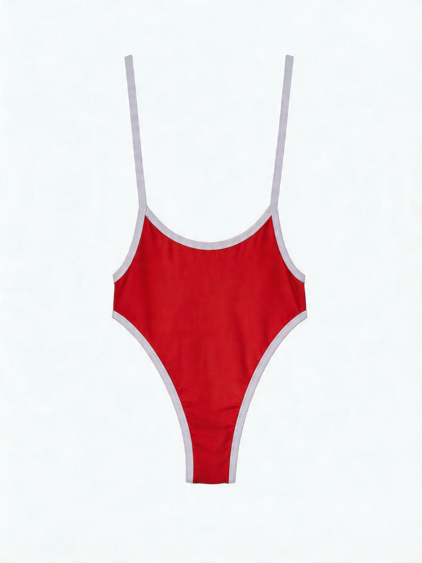 Contrast Color Stripes One Piece