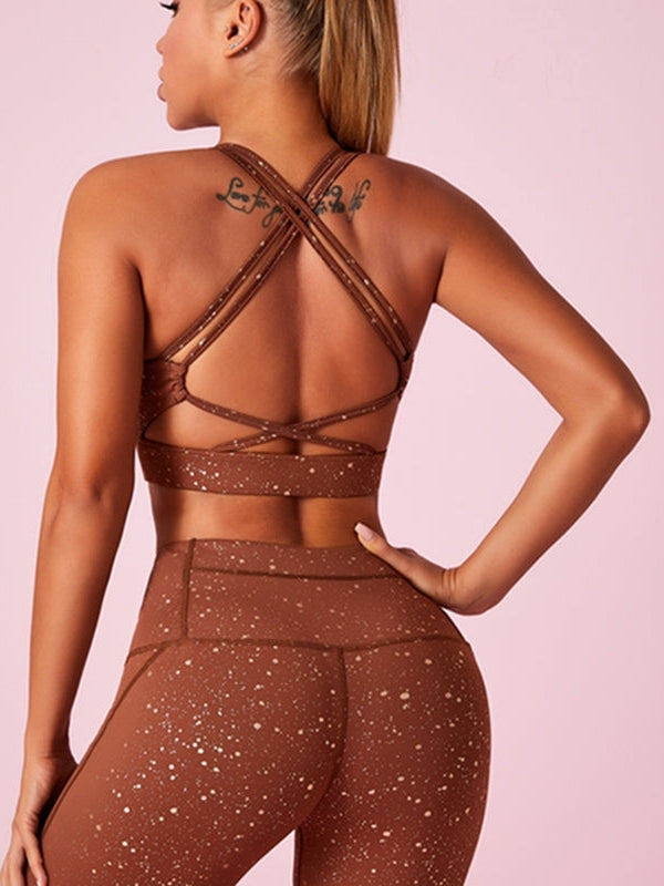 Tracksuit Trendy Glossy Big U-neck Beautify Back Tracksuit