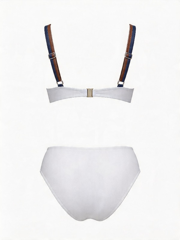 Contrast Trim Underwired Bikini