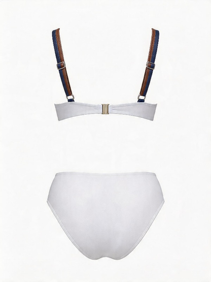 Contrast Trim Underwired Bikini