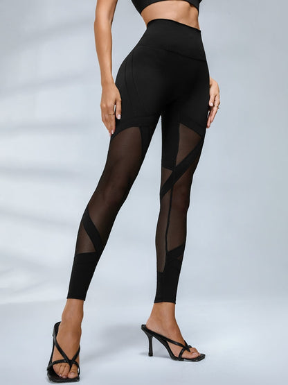 Sexy Sheer Mesh Hip-lift Leggings