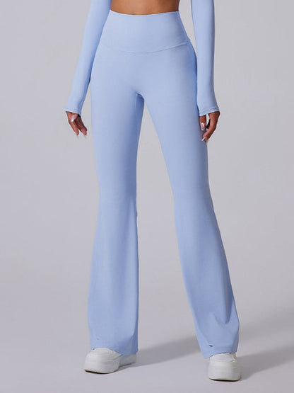 Flare High-rise Hip-lift Yoga Leggings
