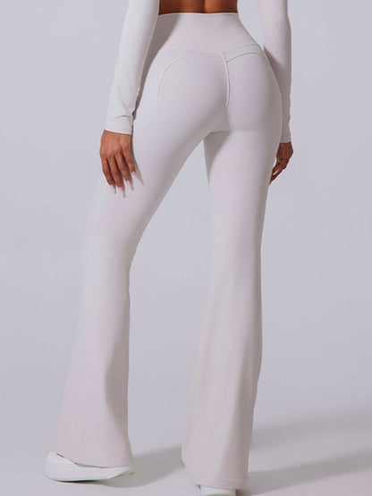 Flare High-rise Hip-lift Yoga Leggings