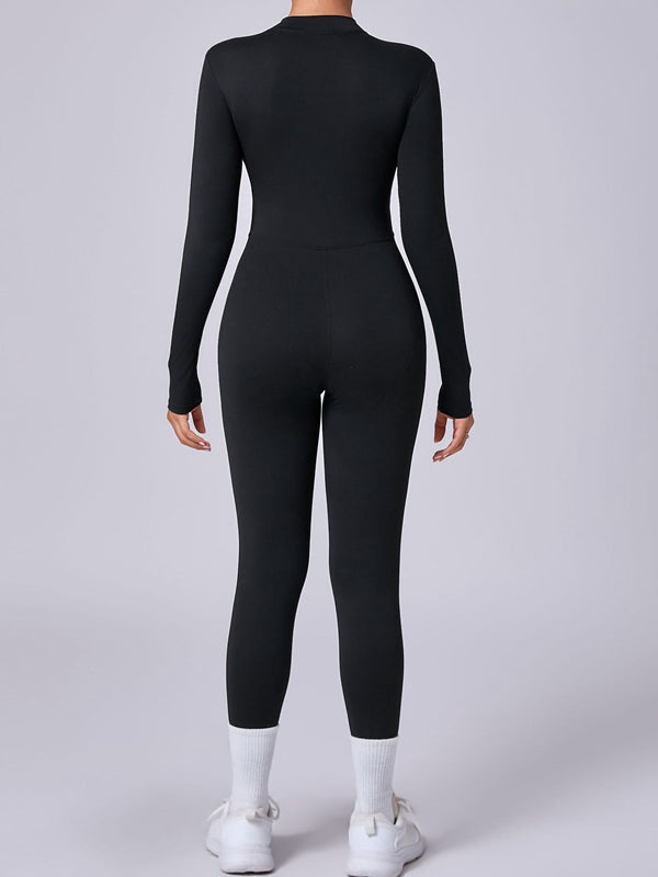 Zipper with Chest Pads Jumpsuit