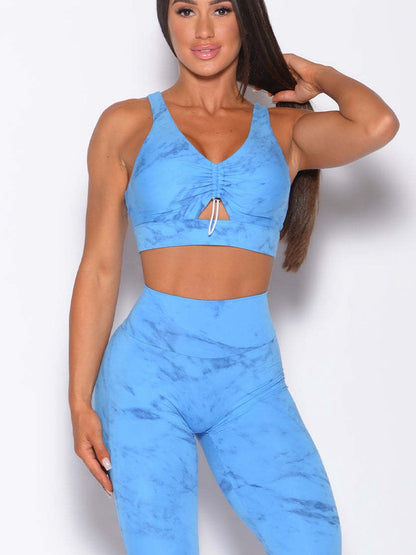 Cutout Cross Unique Print Scrunch Bum Tracksuit X ANECHKAANNN ⭐