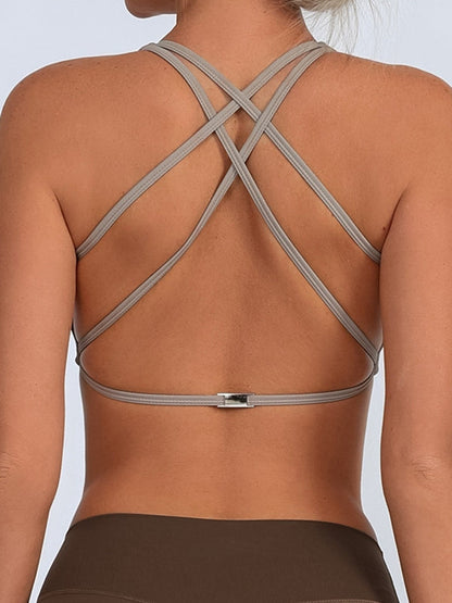 Cross Back Quick Dry Sports Bras