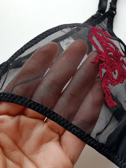 Scorpion Print Mesh Underwear